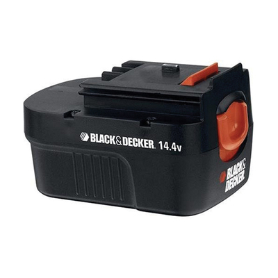 Black+Decker® HPB14 Rechargeable Slide Spring Loaded Cordless Battery Pack,  1.5 Ah NiCd Battery, 14.4 V - Black and Company